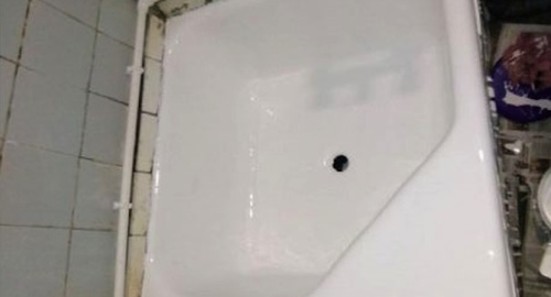 Обновление душевого поддона акрилом | Саки